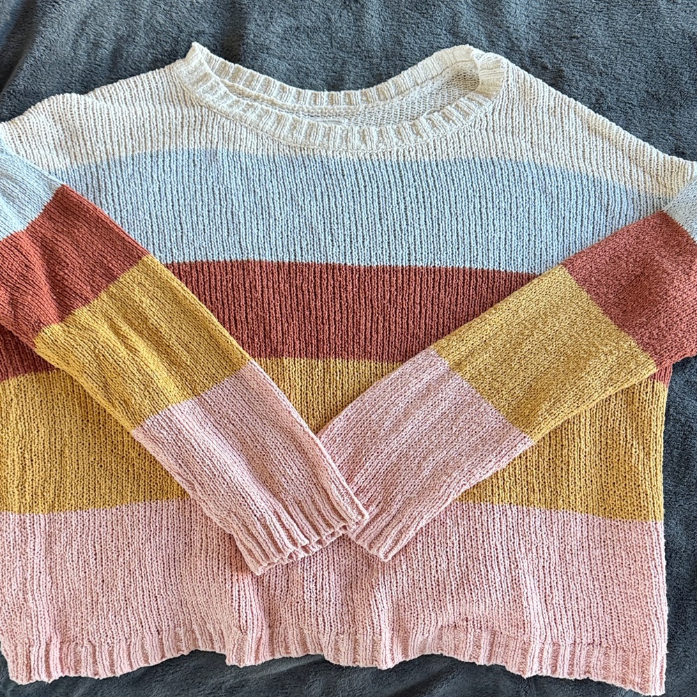 Billabong Multicolor Striped Sweater